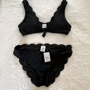 NWT Black JCrew Factory bikini